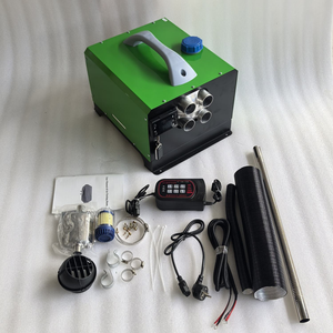 Chauffage diesel de stationnement 12V 24V avec boîtier vert, batterie intégrée, <span class=keywords><strong>chargeur</strong></span> et télécommande pour <span class=keywords><strong>camping</strong></span>-<span class=keywords><strong>car</strong></span> et voyage – Vente en gros - Product Image 4