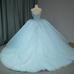 ชุดเดรสวันเกิดอายุ 16 ปีแบบมีประกายวิบวับ แต่งลูกปัดหวานๆ รุ่น DY1273 - Product Image 3