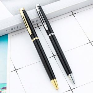 1.0Mm Multi-Color Metal Business Ballpoint Engravable Logo Black Twist-Action Hotel Promotional Advertising Gift <b>Pen</b> - Product Image 1