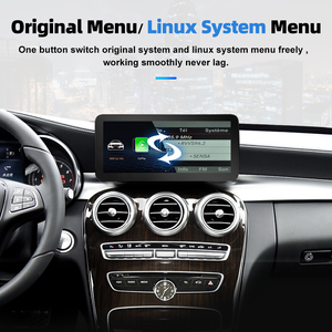 Reproductor Multimedia para coche Linux de 12,3 pulgadas para Mercedes a Cla Gla W176 C117 X156 Carplay GPS Navi ESTÉREO - Product Image 4