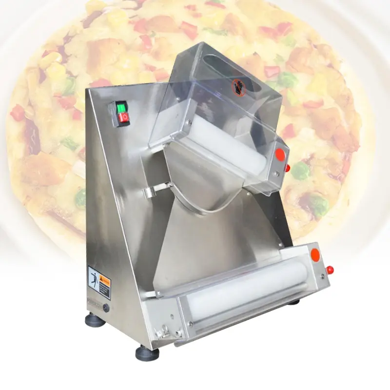 Kommerzielle glutenfreie automatische Hersteller presse Teigs ch neider walzen basis, die Pizza maschine für Restaurant macht