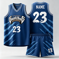 Ensemble d'uniformes de basket-ball personnalisés par sublimation, maillots et shorts, tenue d'équipe de basket-ball