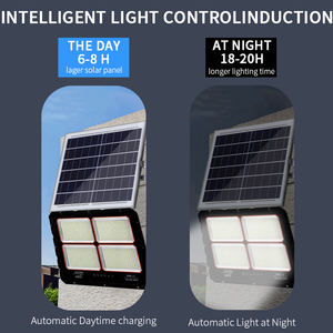 Nouvelle batterie intelligente <span class=keywords><strong>solaire</strong></span> LED <span class=keywords><strong>projecteur</strong></span> extérieur haute lumen projecteurs <span class=keywords><strong>solaire</strong></span> 200 watts batterie au Lithium extérieur lumière d'inondation <span class=keywords><strong>solaire</strong></span> - Product Image 3