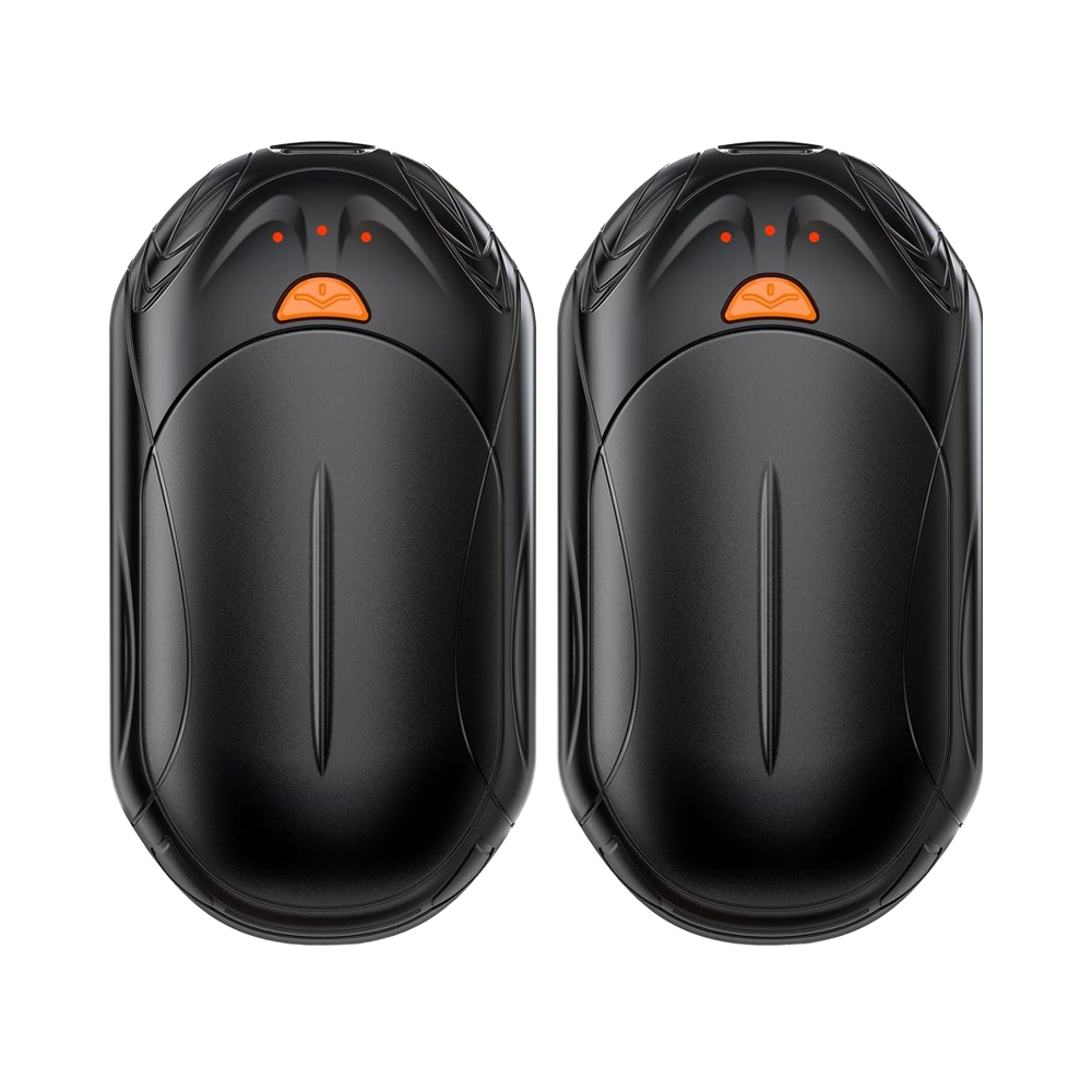 2-Pack AI Smart Chip Rechargeable Hand Warmers 6000mAh Portable Pocket Heater Long Safe 20Hrs Heat Christmas Outdoor