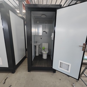 Inodoro prefabricado móvil para mujeres embarazadas, baño portátil impermeable para discapacitados para edificios de oficinas, supermercados, almacenes - Product Image 2