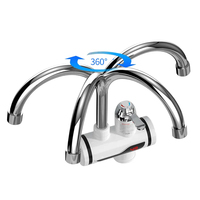 Chauffage froid robinet d'eau chaude affichage de la température chauffe-eau électrique robinet de cuisine