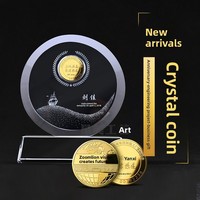 Ornements personnalisés en quartz transparent, trophées haut de gamme sculptés sur mesure, artisanat en cristal sur mesure pour événements d'entreprise et commémorations d'anniversaire