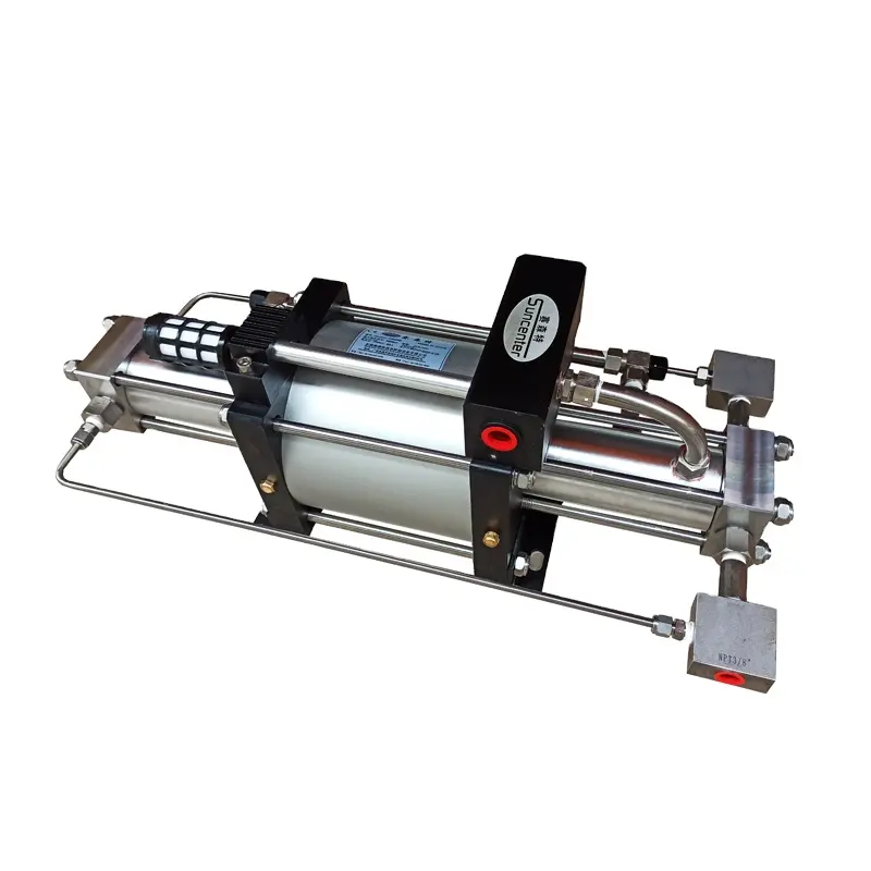 Bomba de enchimento pneumática de alta pressão para oxigênio e gás Bomba especializada para reforço de gás