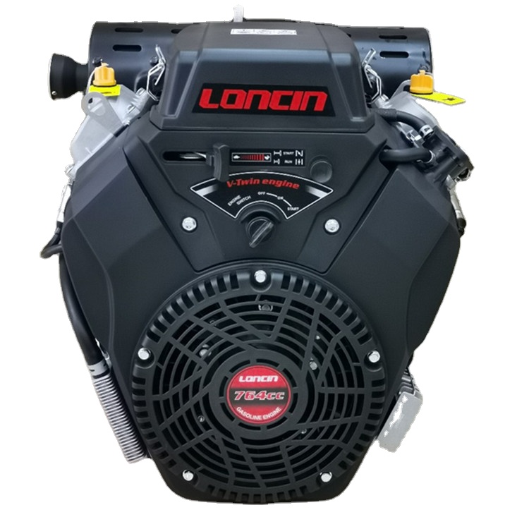 764CC Loncin V Twin Cylinder Gasoline Engine 27HP - Air-Cooled