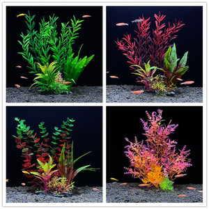 <span class=keywords><strong>Aquarium</strong></span> aménagement paysager en plastique plantes aquatiques simulation d'<span class=keywords><strong>aquarium</strong></span> plantes aquatiques micro paysage décoration ornements aquati - Product Image 2