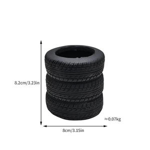 Porte-stylo en forme de pneu porte-crayon de pneu de voiture drôle Cactus succulent planteur Pot - Product Image 6