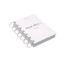 Fabrik-Großhandel Loseblatt-Notizbuch mit 50-100 Seiten Blanko-Blättern, Anpassbares Softcover-Notizbuch mit Verschiedenen Logo- und Musteroptionen