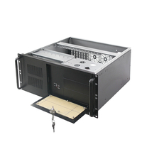 Harga Promosi Termurah 4U Casing Server Komputer ATX Dengan Pintu Terkunci Rak Server 19 inci Dapat Dipasang di Rak Kedalaman 450mm