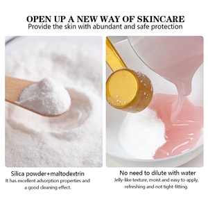 Mascarilla Facial y Corporal Blanqueadora de Marca Privada con <span class=keywords><strong>Gel</strong></span> de Colágeno de Algas, Vitamina C, Centella y Arbutina + Polvo para Piel Grasa y Refrescante - Product Image 5