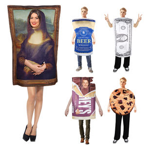 Costume de <span class=keywords><strong>cosplay</strong></span> drôle d'Halloween en forme d'éponge, costume de performance sur le thème des chips et du chocolat pour le campus - Product Image 2