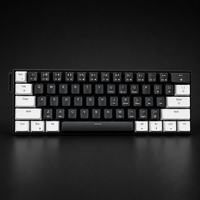 Nouveau clavier de jeu USB Type C en plastique, compact 60 %, 61 touches, rétroéclairage RGB, filaire, noir, mécanique à membrane, étanche pour ordinateur de bureau