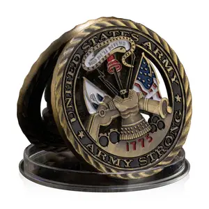1775年米国記念コインこれは米国のコアバリューを守りますコレクタブルブロンズコインチャレンジコイン