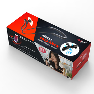 Xách tay và có thể gập lại lười biếng cổ gắn điện thoại đứng, thích hợp cho nhiều kịch bản như phòng ngủ và xe hơi - Product Image 6