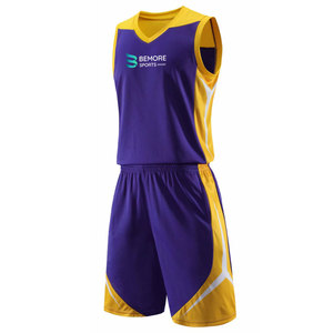 Uniforme de Baloncesto Deportivo Ligero de Diseño Personalizado para Equipos, Suministro Directo de Fábrica, Uniforme de Baloncesto a Bajo Precio en Venta - Product Image 2