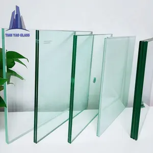 6.38mm 8.38mm 10.76mm and 12.76mm clear PVB laminated glass