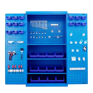 Garage d'atelier d'usine Armoire à outils à deux portes Tiroir multifonctionnel Armoires de rangement pour outils en métal