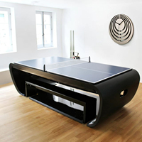 Tables de billard professionnelles en bois massif chêne et noyer, sur mesure, 7/8/9 pieds, sans fonction de retour de boules, pour intérieur