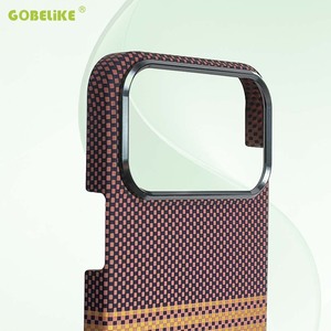 Étui de protection multifonction 3-en-1 en fibre de carbone de luxe avec support magnétique pour iPhone 17 <span class=keywords><strong>Pro</strong></span> Max Air - Product Image 1