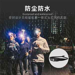 Lampe frontale rechargeable Ningbo H307 1200mAh LED pour course en extérieur et exploitation minière, étanche à la poussière et à l'eau - Product Image 1