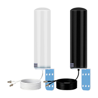 Antenne externe 4G LTE WiFi à gain élevé 10-12dBi, amplificateur de signal mobile extérieur cylindrique, routeurs de réception verticaux IP67