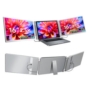 Precios al por mayor plegable 2,5 K portátil Tri-Screen Monitor IPS 100% SRGB para Laptop Extend MacOS <span class=keywords><strong>Pro</strong></span> <span class=keywords><strong>Max</strong></span> Windows Android Gaming - Product Image 1