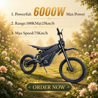 Nouveau modèle 2026 pour adultes Talaria XXX Pro 6KW Vélo électrique puissant en alliage d'aluminium Talaria 3X Pro Enduro Vélo électrique hybride tout-terrain