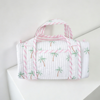 Impression violette adaptée aux sacs de plage, petite mini pochette de voyage, style cosmétique