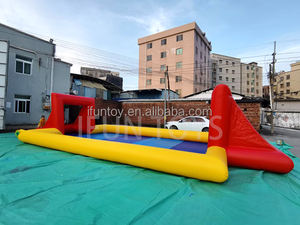 <span class=keywords><strong>Campo</strong></span> <span class=keywords><strong>da</strong></span> Calcio Gonfiabile 20x10m, Dimensioni Personalizzabili, Certificazione EN14960, Doppia Cucitura, con Soffiatore/Pompa e Kit di Riparazione per Esterni - Product Image 4