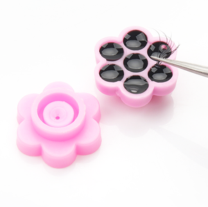100 coupelles de colle à cils en nid d'abeille, support intelligent pour colle à cils pour extensions de cils - Product Image 2