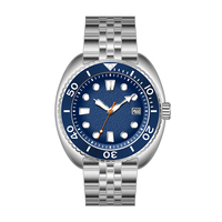 Nouvelles montres de plongée personnalisables, haute qualité, mouvement NH35A, entièrement en acier inoxydable 316L, aiguilles lumineuses puissantes.