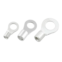 Bornes annulaires en cuivre étamé non isolées RNB 5.5 4L, connecteur nu à emboutissage continu pour fils de calibre 12-10 AWG