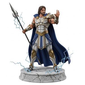 Modèle <span class=keywords><strong>de</strong></span> figurine Zeus en PVC 3D sur mesure, statue, cadeau <span class=keywords><strong>de</strong></span> collection, ornement <span class=keywords><strong>de</strong></span> bureau - Product Image 5