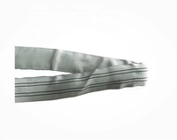 4 Ton Kaldırma Kapasiteli Gri Polyester Dokuma Askı 4m 11mm Kalınlığında CE Sertifikalı Sonsuz Yuvarlak Kayış