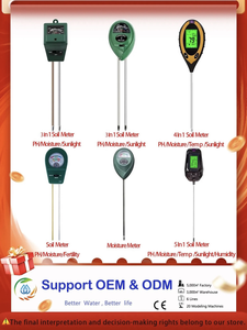 Nova Multifuncional Testador De Temperatura E Umidade Do Solo <span class=keywords><strong>PH</strong></span> Medidor de Luz de Quatro-em-um Medidor de <span class=keywords><strong>PH</strong></span> Do Solo - Product Image 6