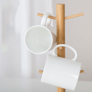 Portabicchieri da banco a 6 ganci in bambù porta asciugatrice da <span class=keywords><strong>cucina</strong></span> <span class=keywords><strong>per</strong></span> tazze da caffè e da tè con Design elegante - Product Image 5