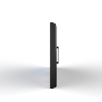 4K IP65 wasserdichter 65-Zoll-LCD-Fernseher mit integriertem iOS-Smart-System, WLAN, rot/schwarz, wandmontiertes Digital-Signage-Display