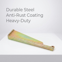 Goupille de coffrage en acier forgé, norme internationale, surface galvanisée, durable, pièces de rechange pour coffrage de chantier