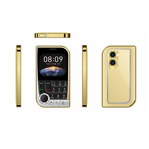 Téléphone portable rétro V10 2G GSM double SIM ultra fin format carte de crédit avec fente pour carte mémoire et fonction lampe torche - Product Image 6