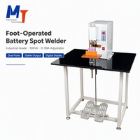 Soudeuse par points à électrodes pour batteries 18650, modèle MT JYH-D, à commande au pied, 10KVA, 0-99A, double impulsion, électrode en cuivre pur 3mm, 1