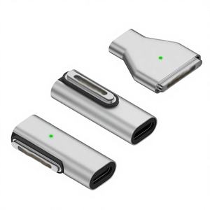 Adaptateur convertisseur magnétique JILIAN Mag3 USB PD 140W, sortie CC pour ordinateur portable, charge rapide avec protection contre les courts-circuits en alliage de zinc - Product Image 1