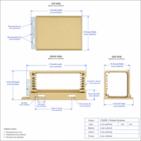 RUICHI Fabrication sur mesure de tôlerie, découpe laser, pliage, boîtier électronique en aluminium, boîte d'alimentation