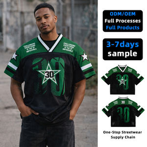 Camisetas de Hip Hop para Hombre de Primera Calidad, Spandex/Poliéster 200g, Impresión Digital, Secado Rápido, Servicio OEM para Ropa Personalizada - Product Image 1