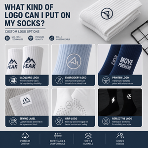 Wholesale Men's Autumn Outdoor Fitness <b>Running</b> Sport <b>Socks</b> White Football Soccer Terry Towel with Ankle Grip Knitted Bottom Logo - Product Image 5