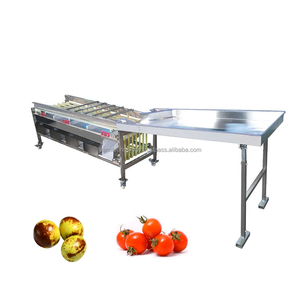 Machine de classification de manioc de nectarine de waxberry en acier inoxydable de haute qualité équipement de tri de dates de petits fruits moyens - Product Image 1