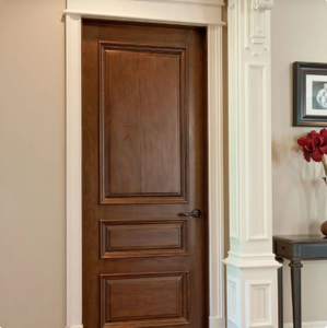 Porta Scorrevole in Legno Massello a Doppia Anta, Insonorizzata, di Alta Qualità, con <span class=keywords><strong>Carta</strong></span> <span class=keywords><strong>Adesiva</strong></span> Prima per Interni - Product Image 4